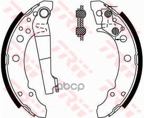 Колодки Торм Барабан К-Т Задн TRW арт. gs8166