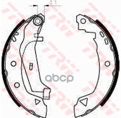 Колодки Тормозные Барабанные    | Зад | TRW арт. GS8240