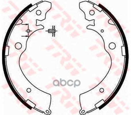 Колодки барабанные HONDA CR-V TRW GS8559 TRW арт. GS8559