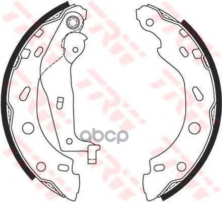 Колодки барабанные SMART Fortwo TRW GS8685 TRW арт. GS8685