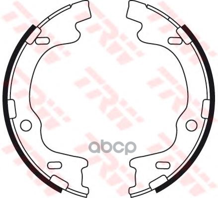 Колодки Тормозные Барабанные | Зад | TRW арт. GS8757