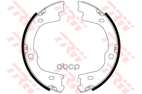 Колодки барабанные HYUNDAI SANTA FE III GS8803 TRW арт. GS8803
