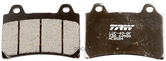 Колодки дисковые MCB584 TRW арт. MCB584