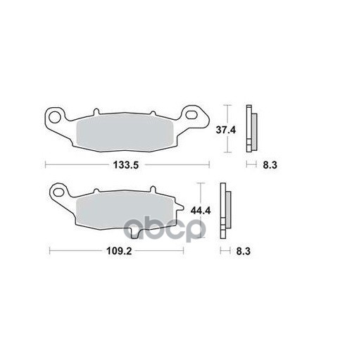 Колодки дисковые MCB682 TRW арт. MCB682