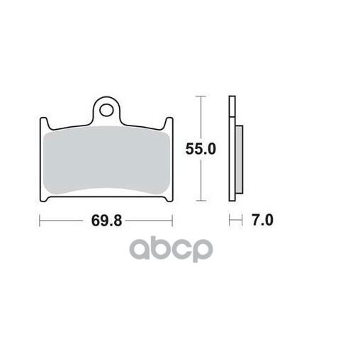 Колодки дисковые MCB690 TRW арт. MCB690