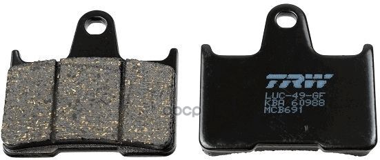 Колодки дисковые MCB691 TRW арт. MCB691