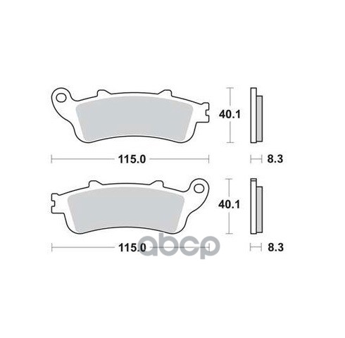 Торм.колодки дисковые MCB705SH TRW арт. MCB705SH