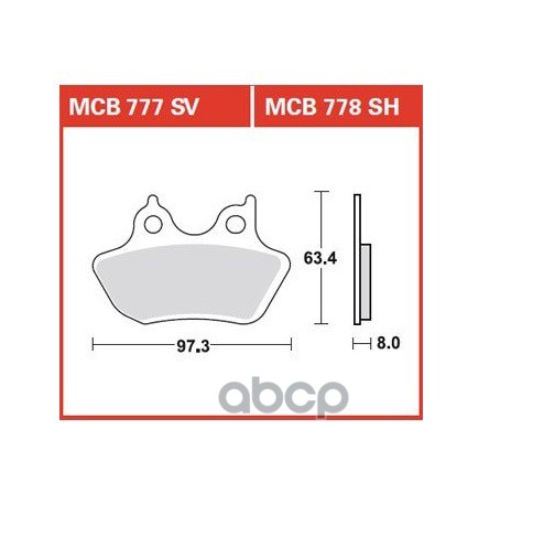 Колодки Тормозные Дисковые Передн Harley-Davidson: Xl 883 00-03, Xl 883 00-03, Xlh 883 00-03, Xlh 883 00-03, Vrsca 1130 02-05...