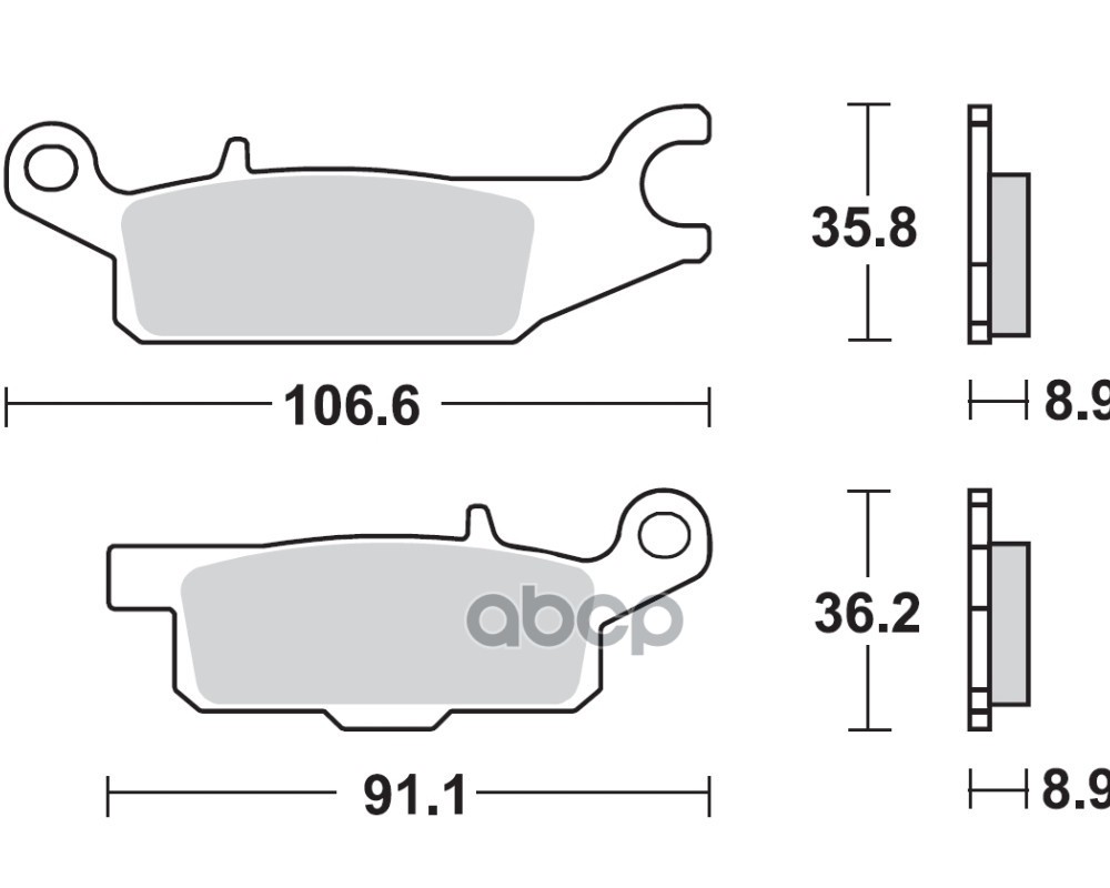 Колодки дисковые MCB803SI TRW арт. MCB803SI