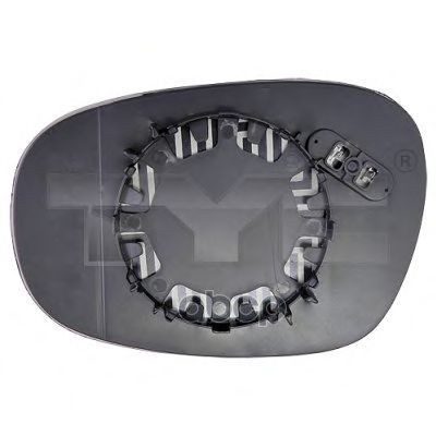 BM03-109-4R Вставка зеркала R 08 -> с обогр.сфера тонир./+S1/E81.09-/ 2pin TYC арт. 303-0099-1