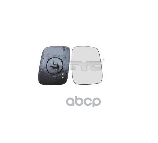 Стекло зеркала правое  плоское  с подогревом VOLKSWAGEN TRANSPORTER 1990-2003 TYC арт. 388-vwg037eh