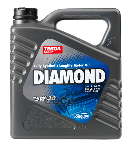Teboil Масло Моторное Teboil Diamond 5W-30 Синтетическое 4 Л 19014