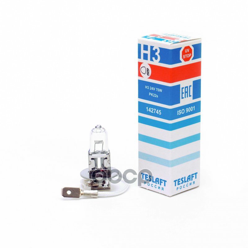 Лампа 24V H3 70W Teslaft 1 Шт. Картон 142745 Teslaft арт. 142745