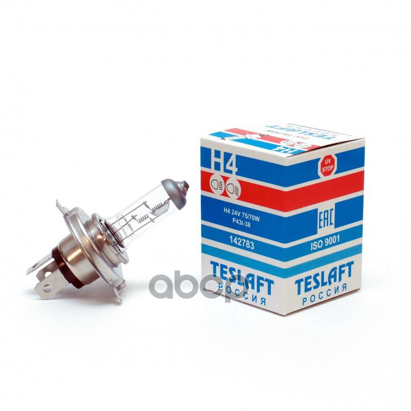 Лампа 24V H4 75/70W Teslaft 1 Шт. Картон 142783 Teslaft арт. 142783