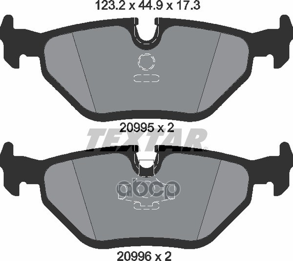 Колодки Задние С Противошумной Пластиной Q+ Bmw Wiesmann Textar 2099501 Textar арт. 2099501