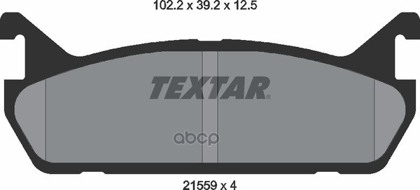 Комплект Тормозных Колодок, Зад , Ford Australia, Mazda, Suzuki 2155901 Textar арт. 2155901