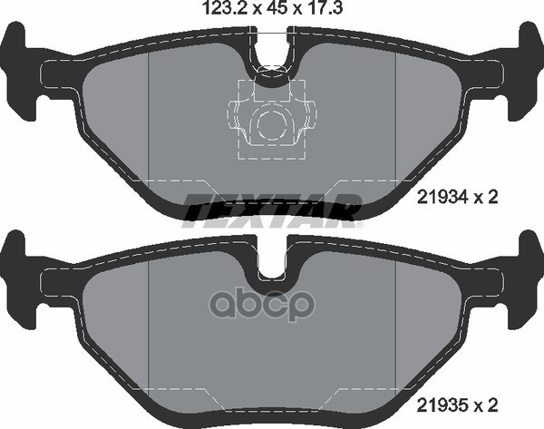 Колодки Тормозные Дисковые Задн Bmw: 3 98-05, 3 Compact 01-05, 3 Touring 99-05, 3 Кабрио 00-, 3 Купе 99-, Z4 03-, Z4 Купе 06-...