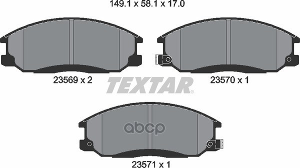 Колодки Тормозные Дисковые Передн Hyundai: Highway Van 00-, Santa Fe 01-, Trajet 00-, Xg 98-,  Ssangyong: Actyon 06-, Kyron 0...