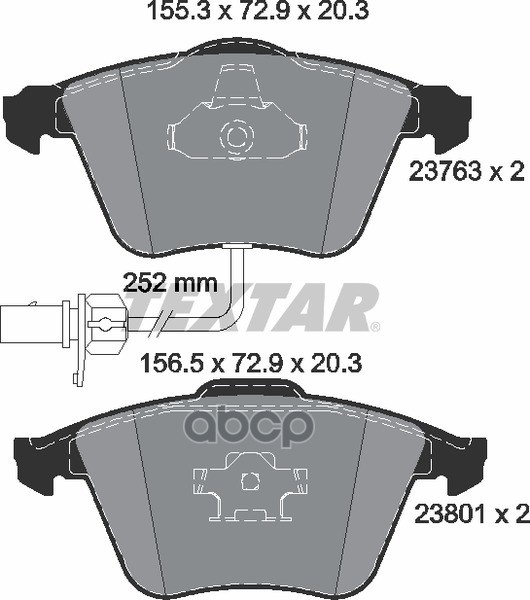 Колодки Тормозные Дисковые Передн Audi:a4 (8D2, B5) 09.97-11.00,A4 (8Ec) 11.04-,A4 Avant (8D5, B5) 09.97-09.01,A4 Avant (8Ed)...