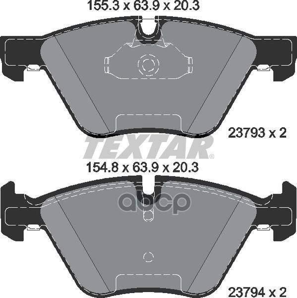 Колодки Тормозные Дисковые Epad | Перед | Textar арт. 2379381