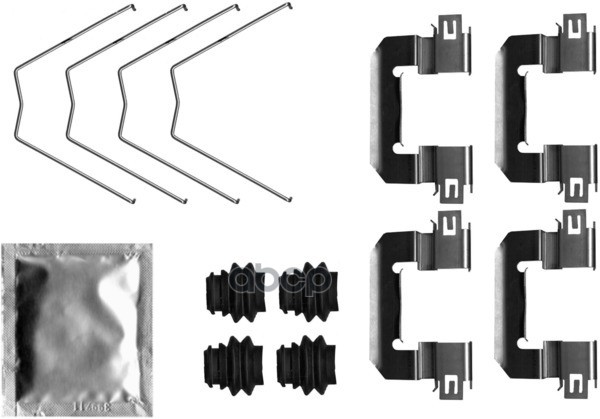 Комплект Монтажный Дискового Тормоза | Перед | Textar арт. 82551900