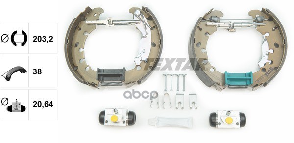 Комплект Тормозных Цилиндров И Колодок Textar арт. 84065301