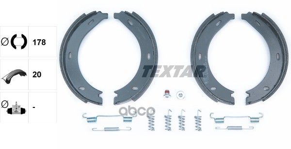 Колодки Тормозные Барабанные Компл. Vito Bus (638) Vito Box (638) Vito Kasten (638) Vito Box (638) V Textar арт. 91054600