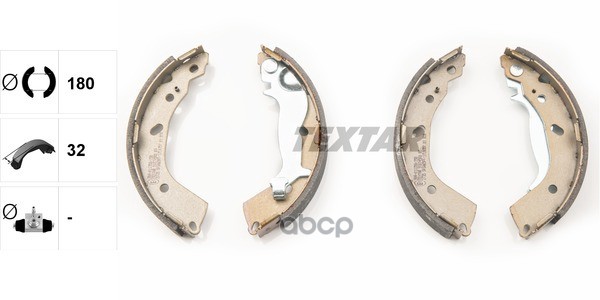 Колодки Тормозные Барабанные | Зад | Textar арт. 91074500
