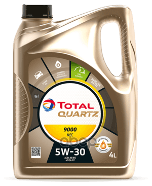TotalEnergies Масло моторное синтетическое TOTAL Quartz 9000 FUTURE NFC 5W-30 4л (10230501) 183450