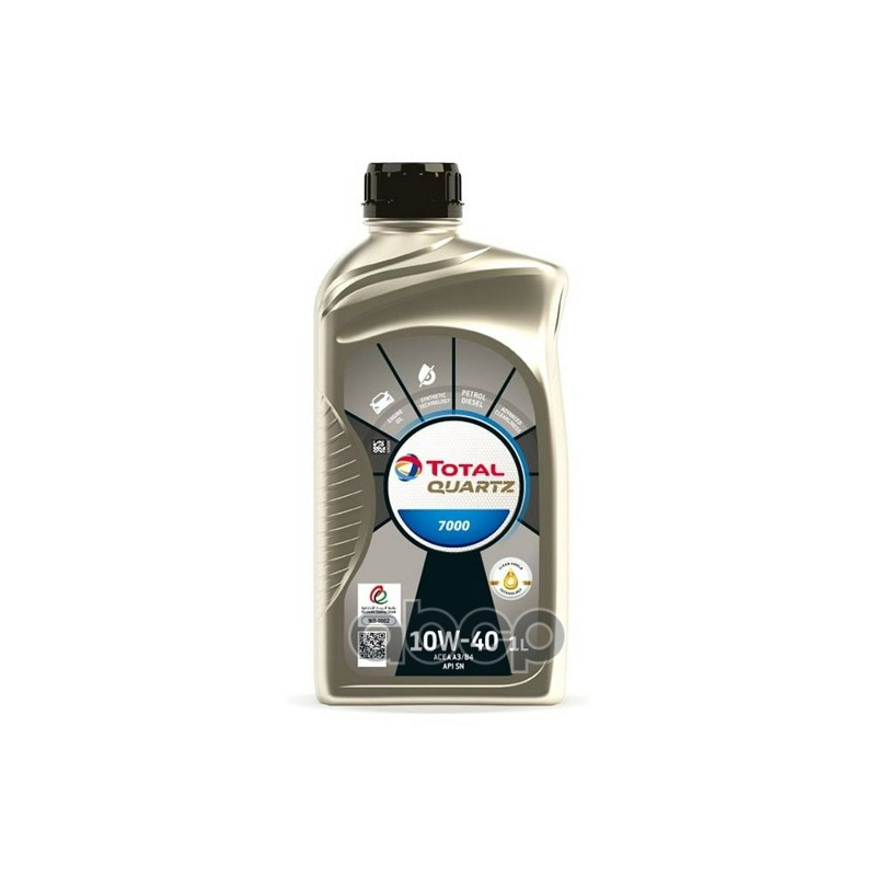TotalEnergies Масло Моторное Полусинтетическое Quartz 7000 10W40 Sn/Cf, A3/B4 1Л