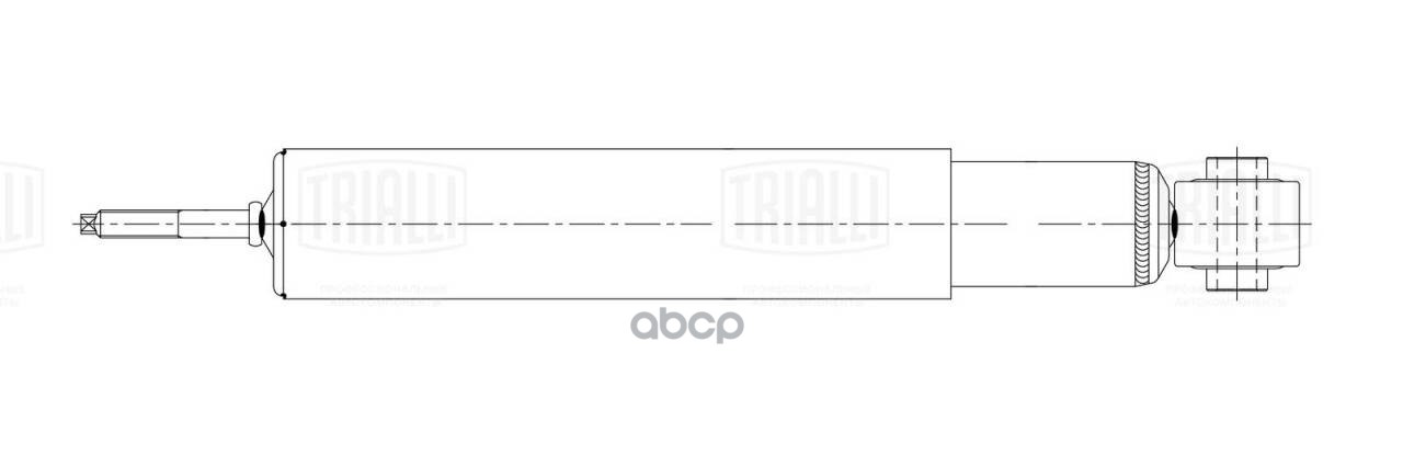 Амортизатор Mitsubishi Pajero (06-) задн. (AG 11511) Trialli арт. AG11511