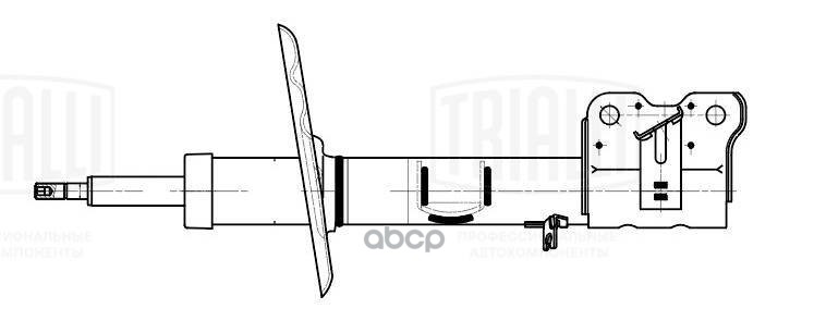 Амортизатор Nissan Murano (07-) (стойка) пер. лев. (AG 14183) Trialli арт. AG14183