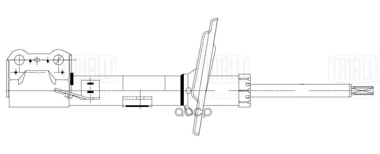 Амортизатор Lexus RX (08-)/Toyota Highlander (13-) (стойка) пер. прав. (AG 19378) Trialli арт. AG19378