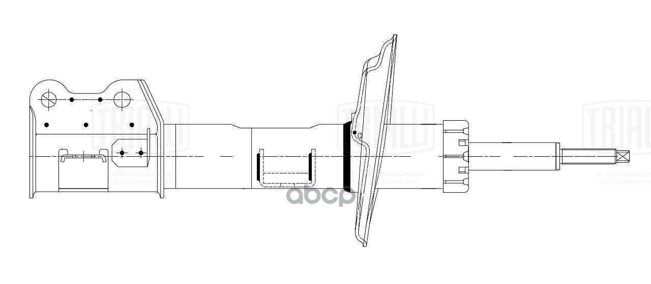 Амортизатор Opel Corsa D (06-) (стойка) пер. прав. (AG 21365) Trialli арт. AG21365