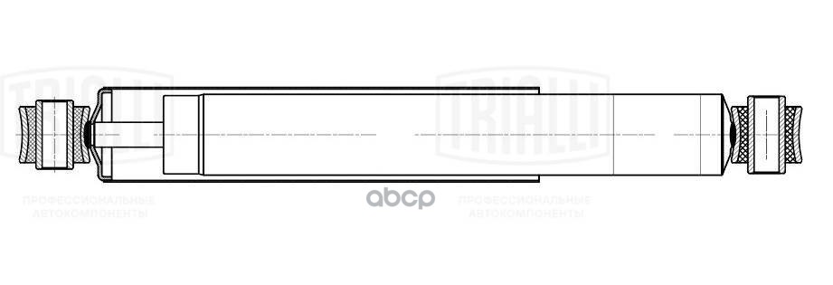 Амортизатор Renault Magnum (96-) (523/865 20x55 20x62 O/O) задн. (AH 09527) Trialli арт. AH09527