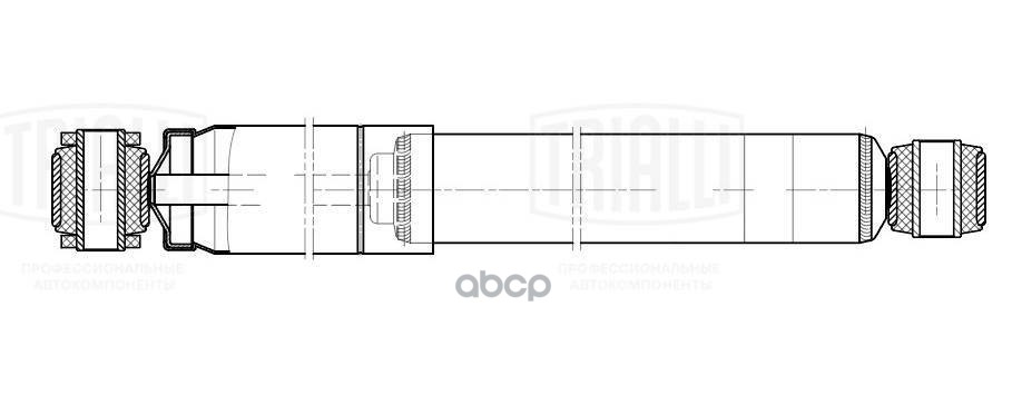 Амортизатор Mercedes LK/LN2 (84-) (431/713, 60х50, 14х50, 14х40 O/O) пер. (AH 15009) Trialli арт. AH15009