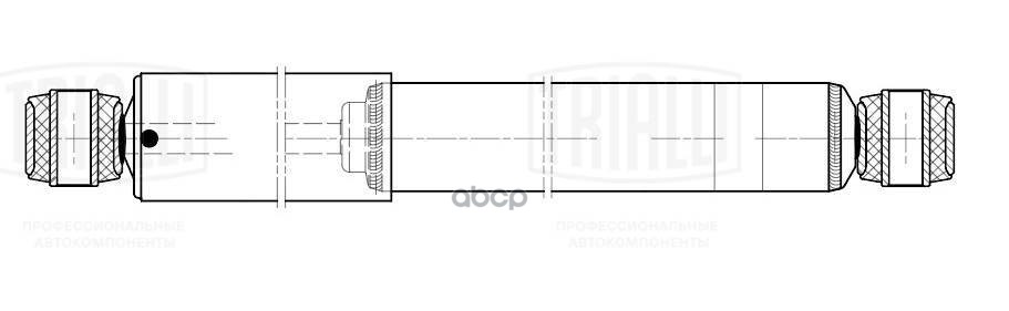 Амортизатор для а/м Mercedes T2/LN1 (86-) (378/626 14х40 14х40 O/O) задн. (AH 15528) Trialli арт. ah-15528