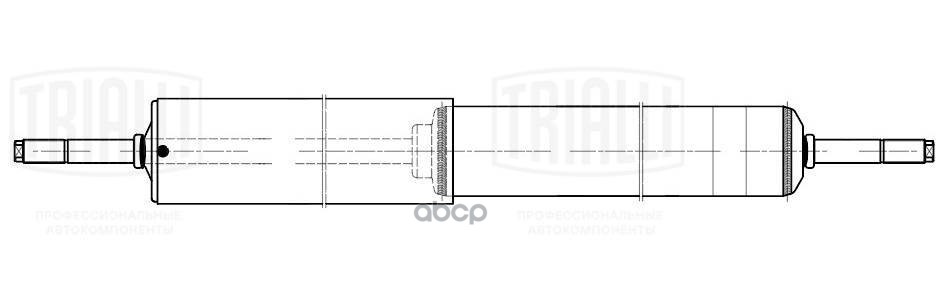 Амортизатор Mercedes Travego (99-)/Series 400 (03-)(367/607 14x67 14x62 I/I) задн. (AH 15541) Trialli арт. AH15541
