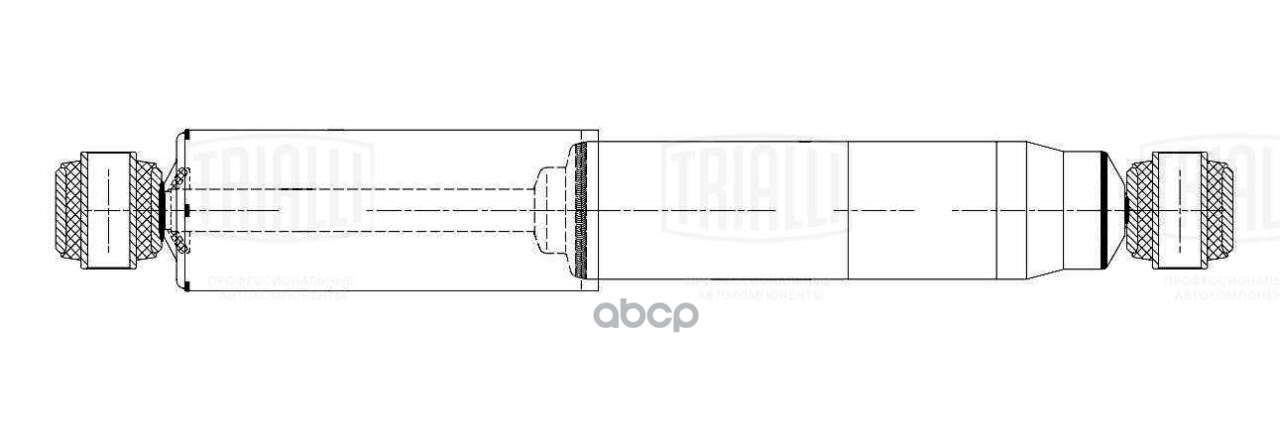 Амортизатор IVECO Stralis (02-) (412/654 20x55 20x55 O/O) задн. (AH 16522) Trialli арт. AH16522