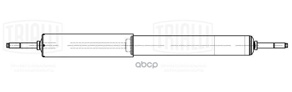Амортизатор MAN L2000 (93-) (360/616 12x71 12x69 I/I) пер. (AH 51005) Trialli арт. AH51005