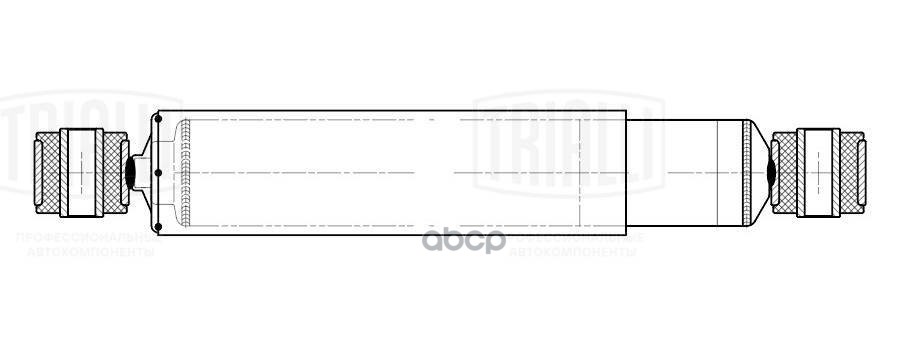 Амортизатор MAN L2000 (93-) (375/595 14х54 14х54 O/O) задн. (AH 51528) Trialli арт. AH51528