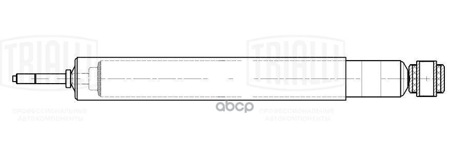 Амортизатор Scania 4 (96-)/ P,G,R,T (04-) (490/854 14x60 20x50 I/O) пер. (AH 52008) Trialli арт. AH52008