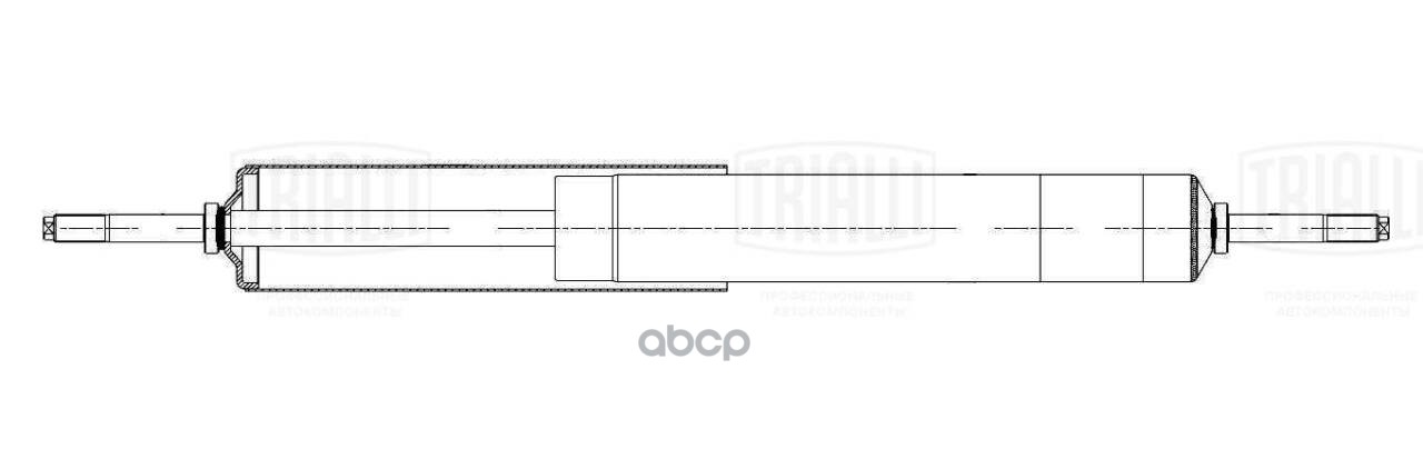 Амортизатор Scania 4 (96-)/K series (06-) (360/600 16x86 16x88 I/I) задн. (AH 52520) Trialli арт. AH52520