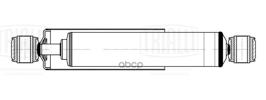 Амортизатор Volvo F12 (77-)/FH12 (93-)/FM12 (98-) (511/841 20x50 20x50 O/O) задн. (AH 53511) Trialli арт. AH53511