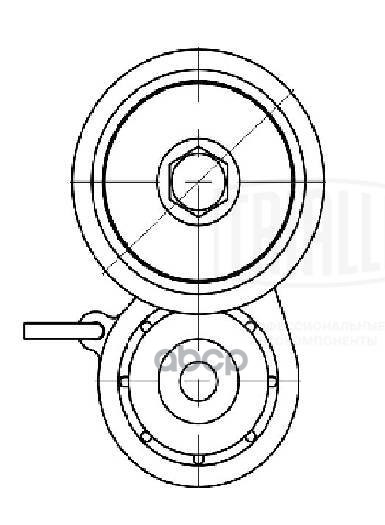 Ролик привод. ремня Audi A6 (11-)/Q7 (15-) 3.0TFSi (с натяж. мех.) компрессора (CM 5816) Trialli арт. CM5816