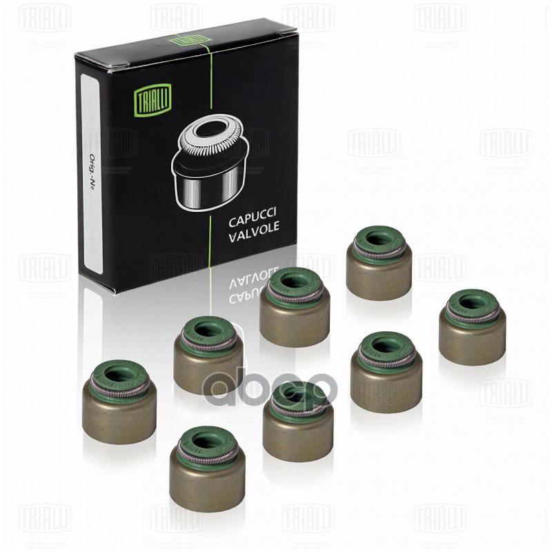 Колпачки маслосъемные кмпл. (8 шт.) для а/м Chevrolet Aveo (03-) (CV 0506) Trialli арт. cv-0506