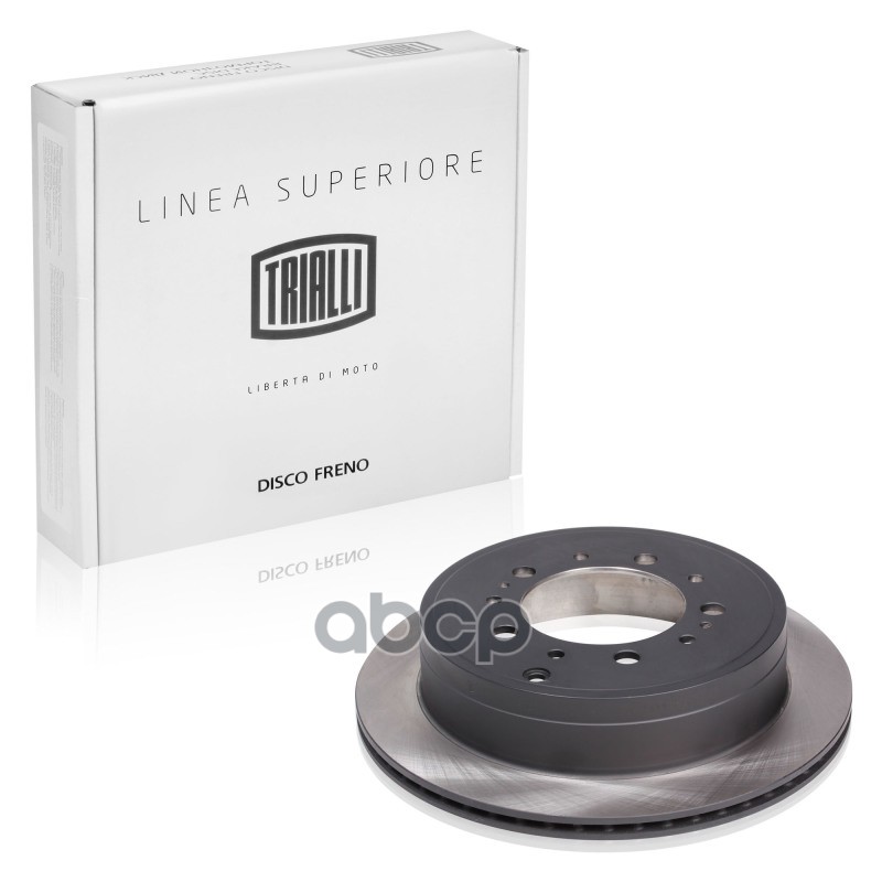 Диск торм. Toyota Land Cruiser 200 (07-) зад. d=345 (DF 1901s) PRO Trialli арт. DF1901S