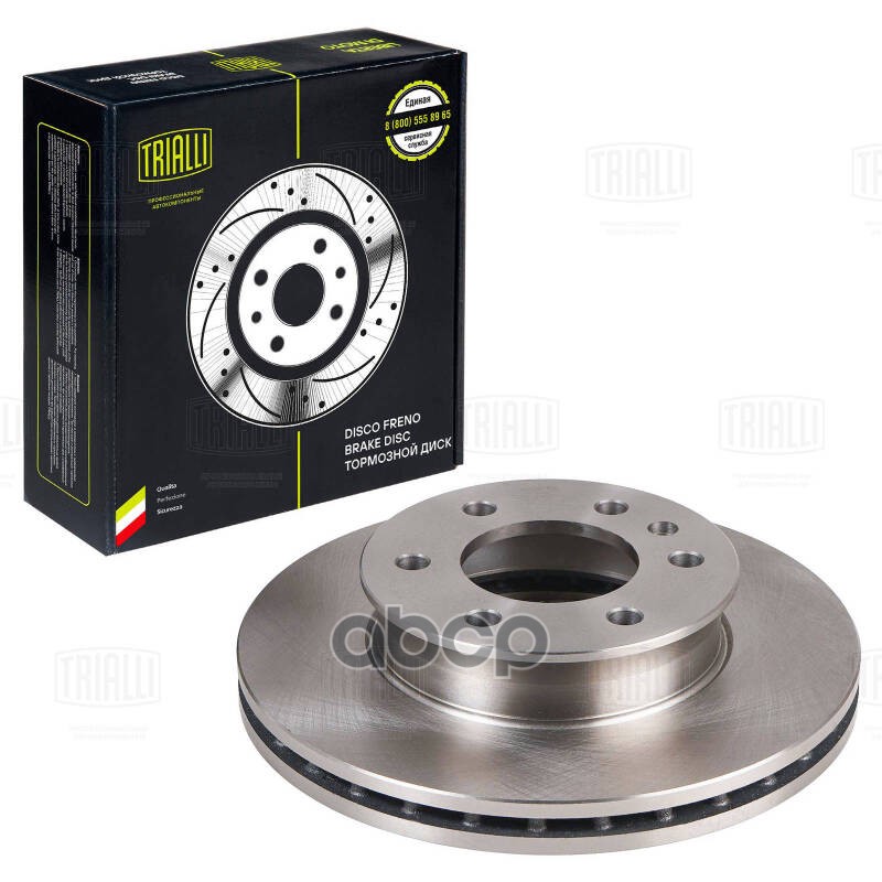 Диск торм. Mercedes Sprinter (06-)/VW Crafter (06-) перед. d=300 (DF 190409) Trialli арт. DF190409