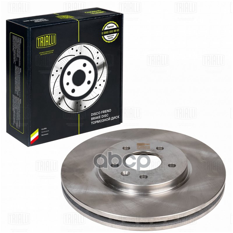 Диск торм. Opel Astra J (10-)/Zafira C (11-) перед. d=321 R17 (окраш.) (DF 210210) Trialli арт. DF210210