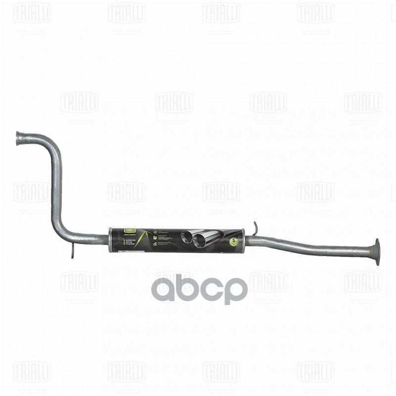 Глушитель Лада 1118 Kalina доп. (резонатор) без гофры (алюм. сталь) (EAM 0102) Trialli арт. EAM0102